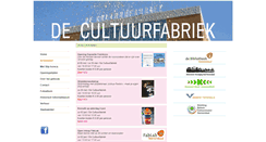 Desktop Screenshot of cultuurfabriek-veenendaal.nl